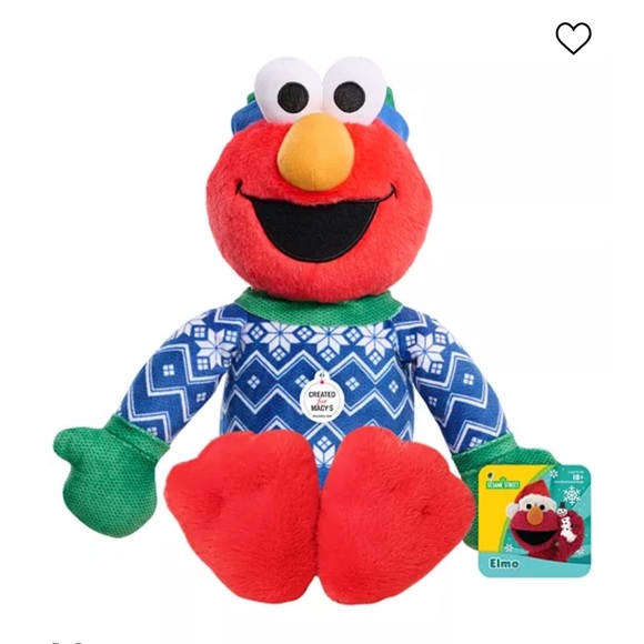 NWT SESAME STREET Holiday Elmo 15\